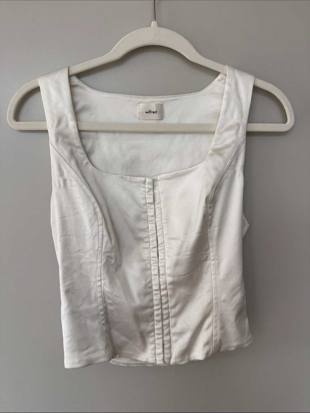 Wilfred Cream Square-Neck Camisole